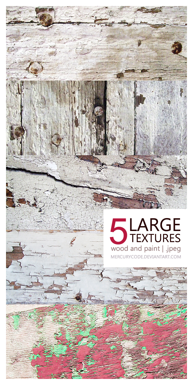 Texture Pack 02: wood and paint [5 LARGE IMAGES]