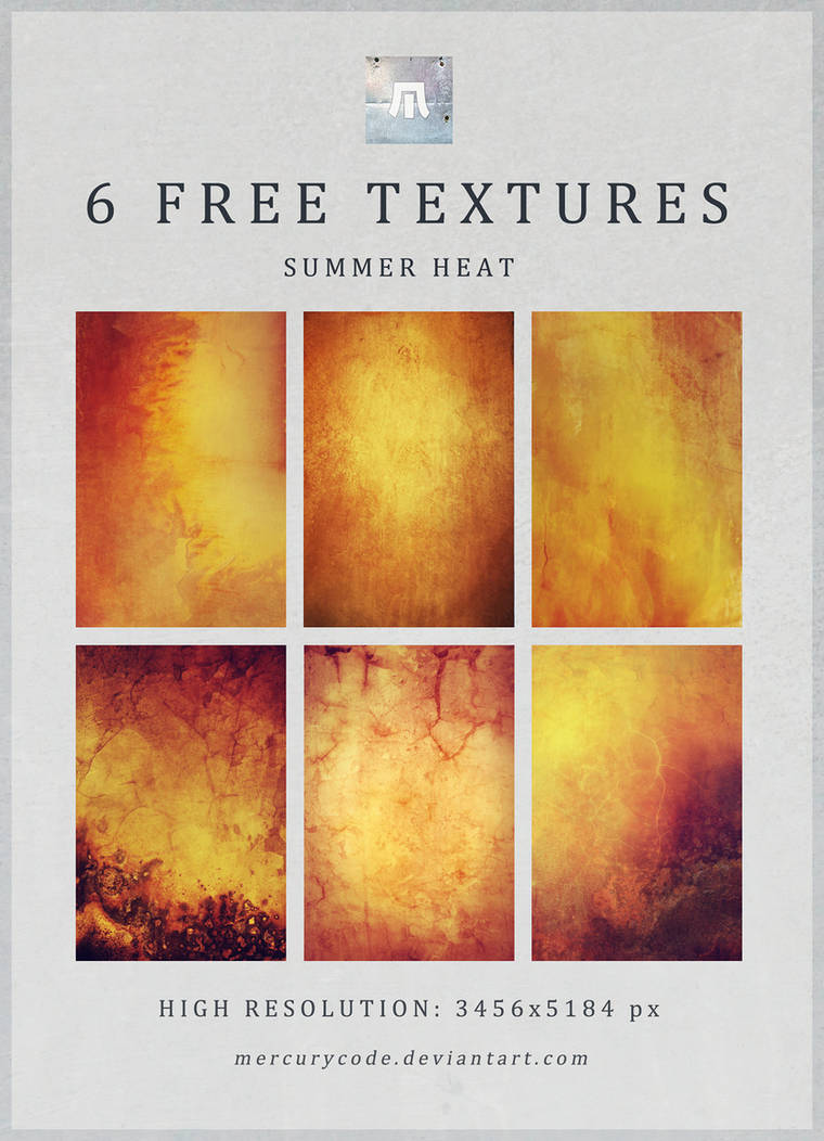 6 Free Textures: Summer Heat by mercurycode