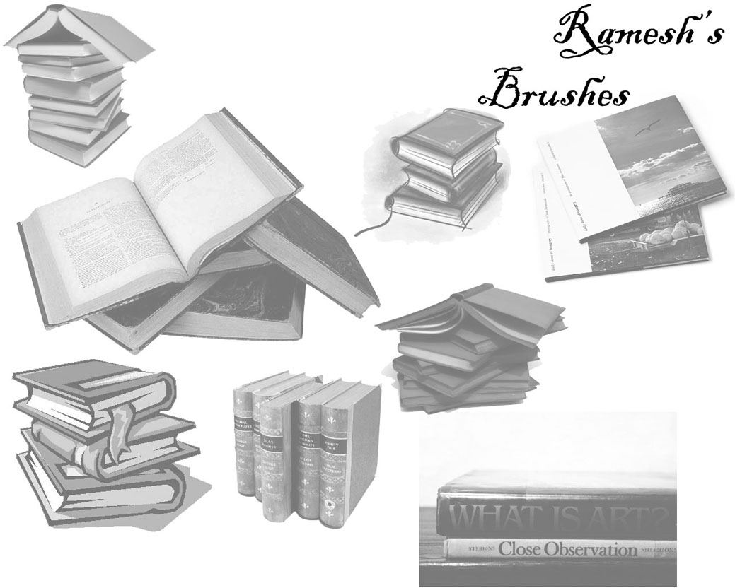 Book Brushes Set I