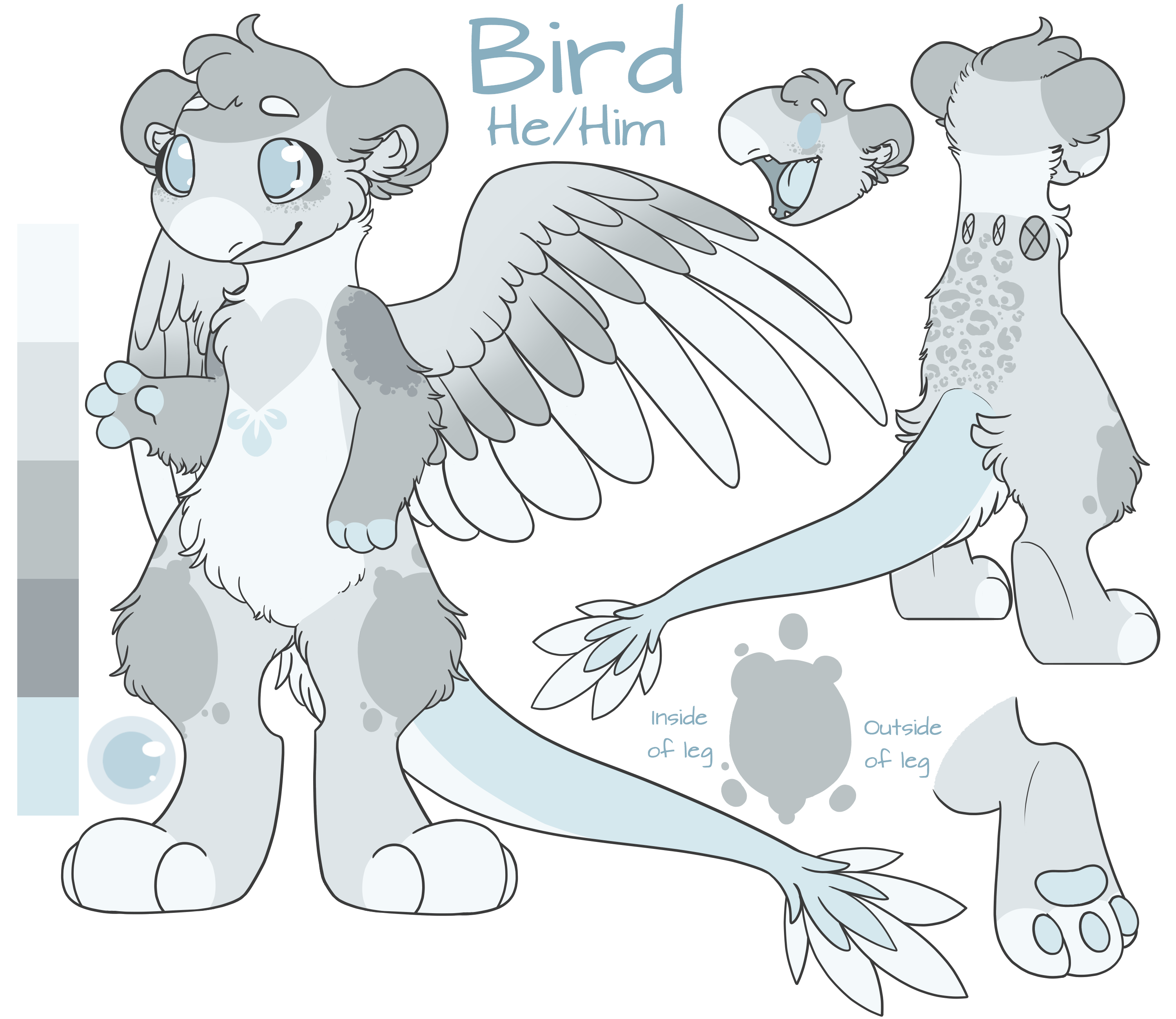 [Ref] Bird by doedreamiing on DeviantArt