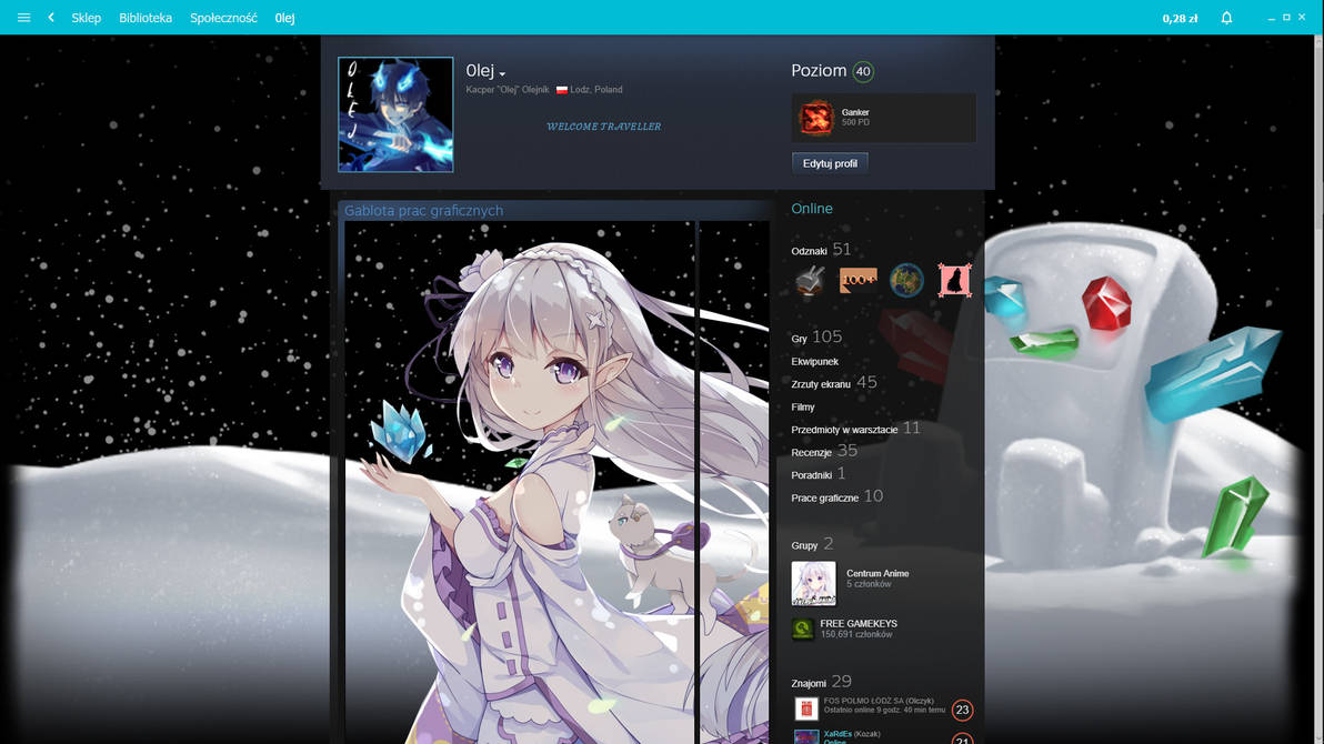 Emilia From Rezero Steam Design By 0lejj On Deviantart