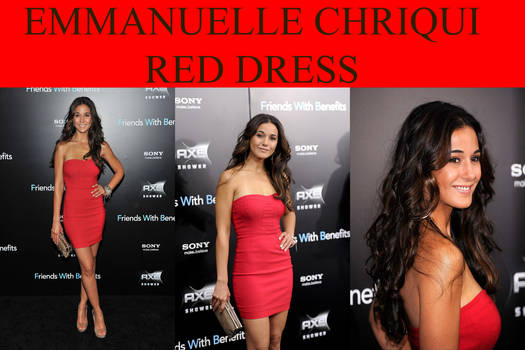 emmanuelle chriqui red dress Emmanuelle Chriqui: Not Just One of the Guys