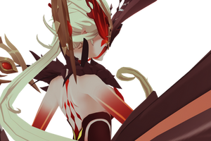 MMD Genshin Impact Crimson Witch Of Flame DL