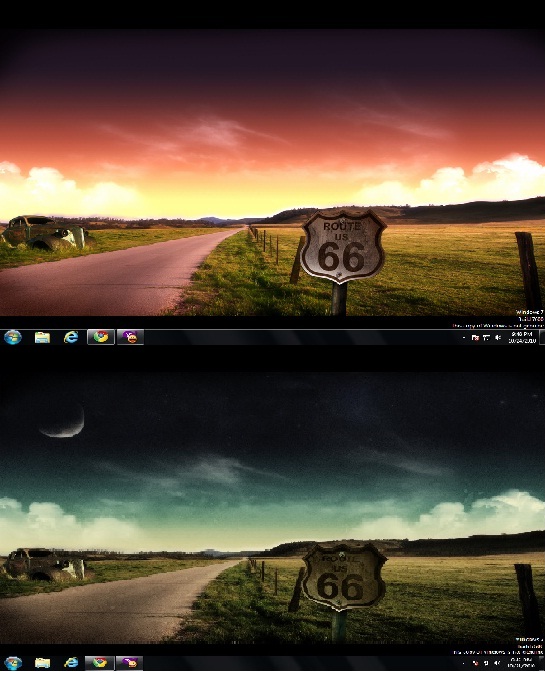 Windows 7 route 66 theme