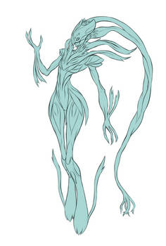 Alien for coloring