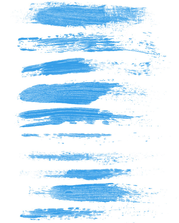 High-Res Brush Stroke Brushes