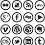 WP7 Metro Social Media Icons