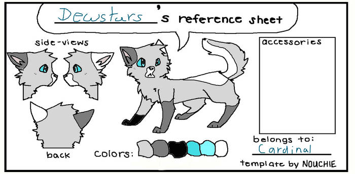 Dewstars Ref sheet