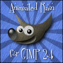 GIMP Animated Rain Script