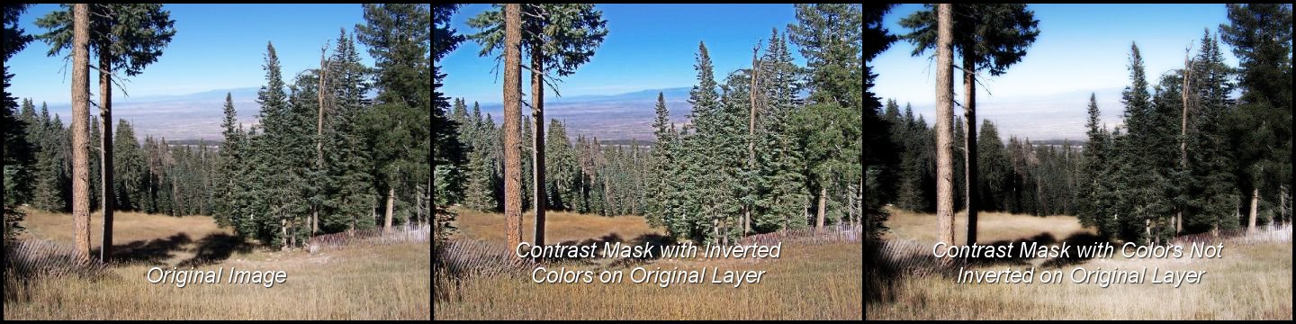 GIMP Contrast Mask Script by fence-post