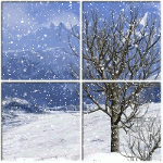 GIMP Animated Snowfall Script