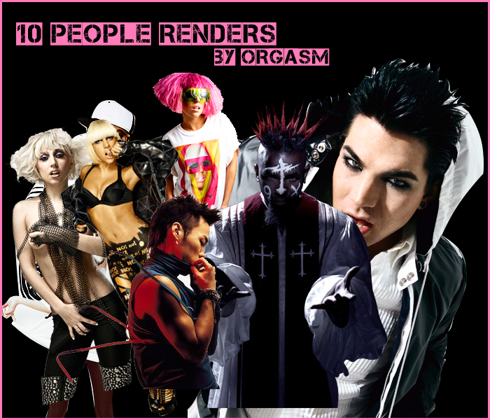 Orgasm People Render Pack