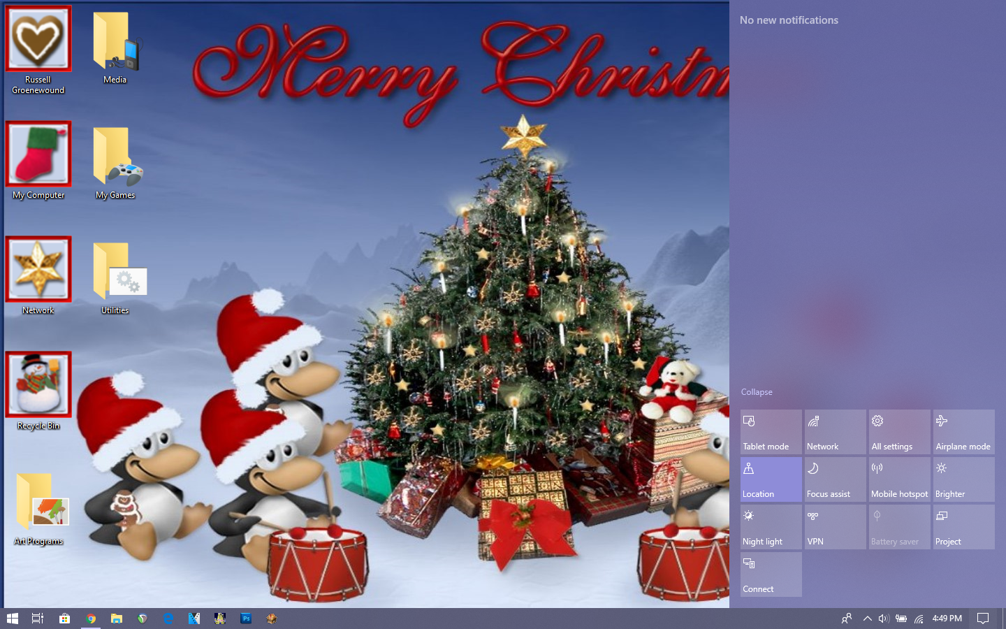 Windows 98 to 10 - Penguin Christmas by MrRussellgro on DeviantArt