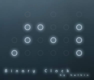Rainmeter Binary Clock V2 By Helkin86 On Deviantart