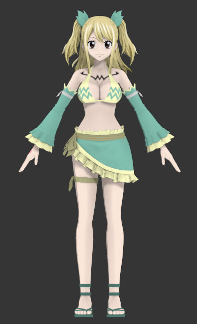 Fairy Tail - Lucy Heartfilia (Aquarius) by kurokozeref on DeviantArt