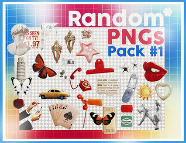 RANDOM PNG PACK #1 - 50 PNGS