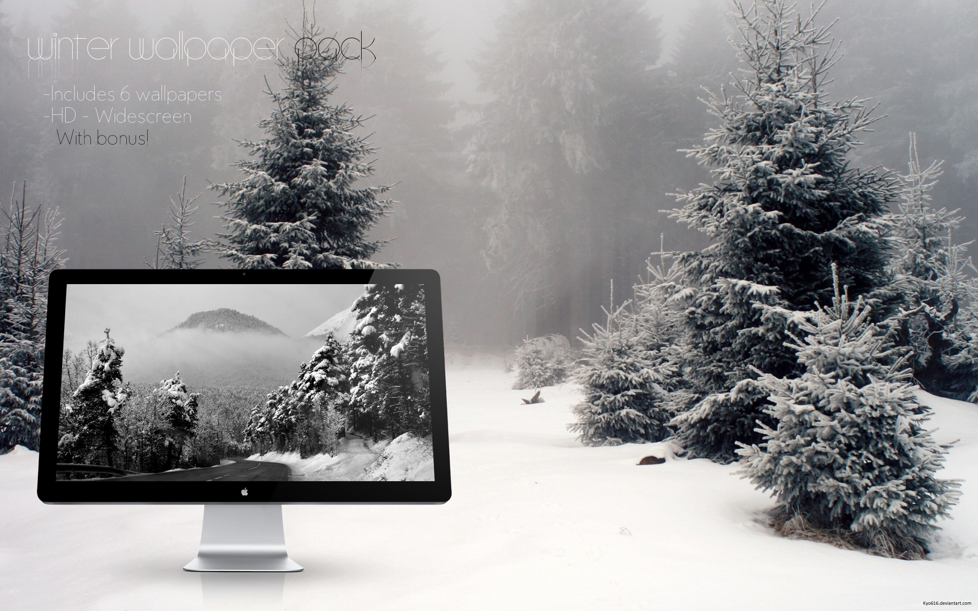 Winter wallpaper pack