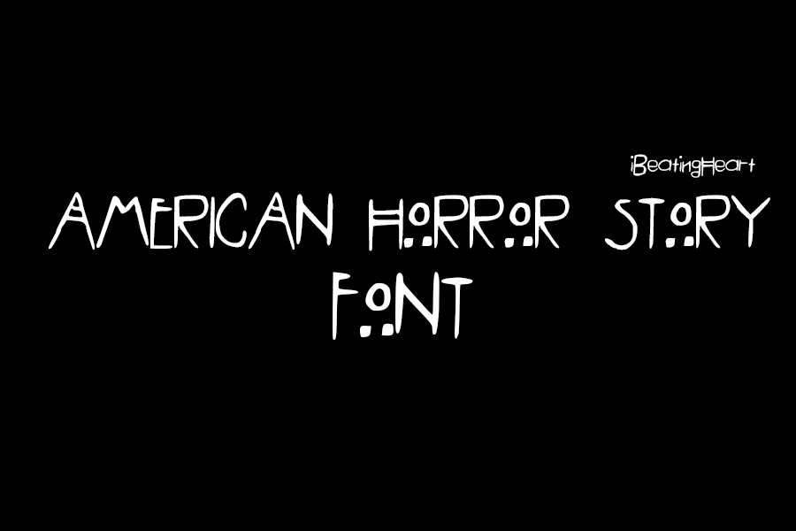 +american horror story font