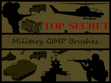 Military GIMP Brushes