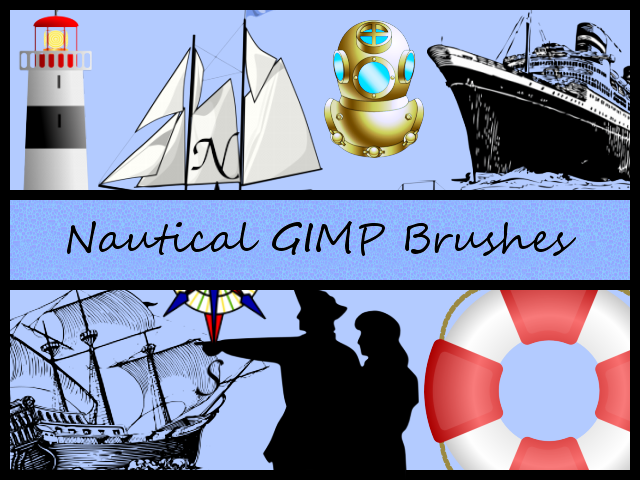 Nautical GIMP Brushes