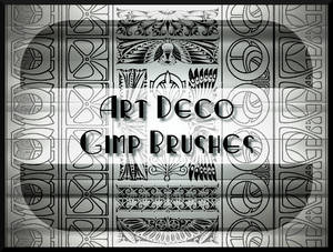 Art Deco GIMP Brushes