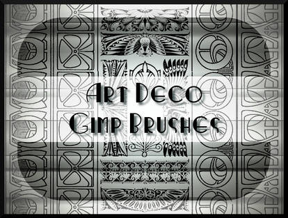 Art Deco GIMP Brushes