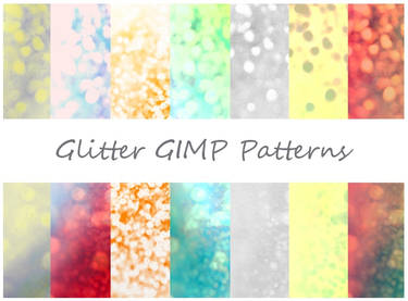 Glitter GIMP Patterns