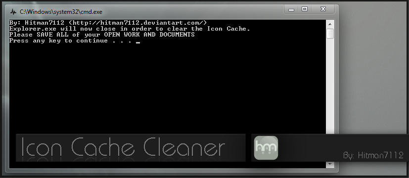 Icon Cache Cleaner by Hitman7112 on DeviantArt
