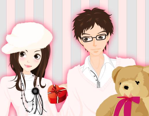 Valentines Day dressup