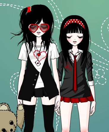Emo Amy dress up game by sweetygame on 