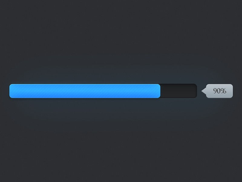 Progressbar UI - Free PSD