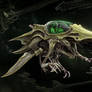 Alien ship leaves