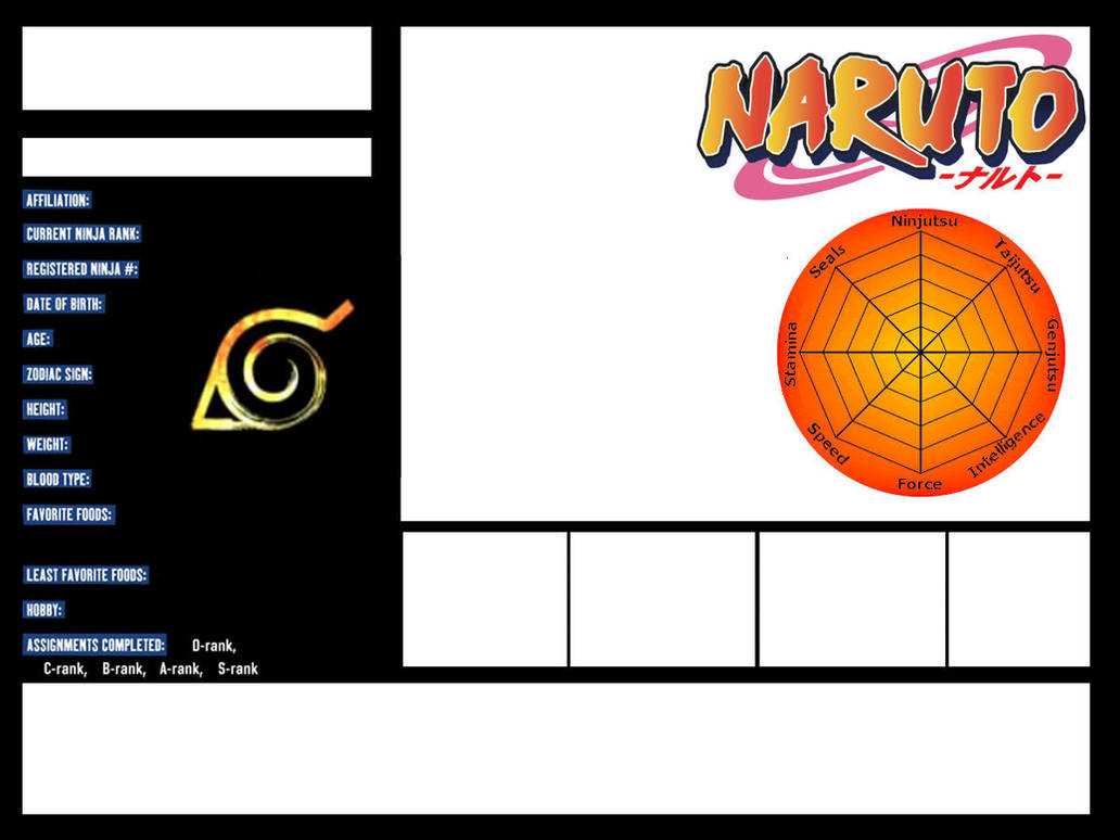 Naruto OC Profile Templates by SerenEvy on DeviantArt Naruto OC Profile Templates by SerenEvy on DeviantArt
