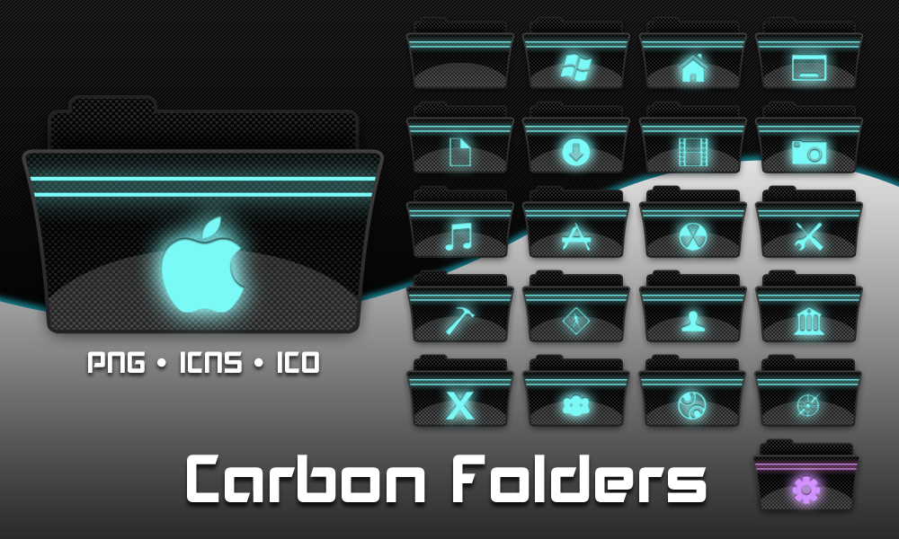 Carbon Folders by necramar
