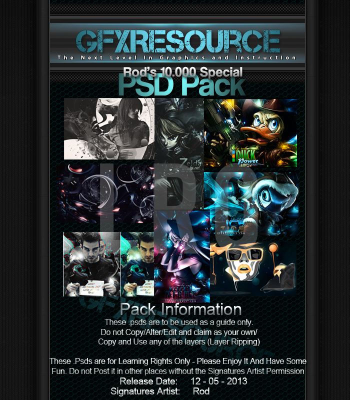 Rod's 10,000 Special .Psd Pack by RodTheSecond on DeviantArt