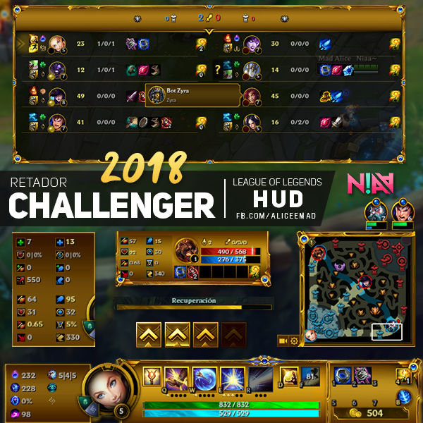 Challenger Hud League Of Legends By Aliceemad On Deviantart