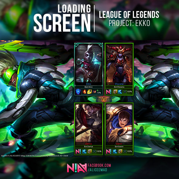 Project Ekko - Loading Screen by AliceeMad on DeviantArt