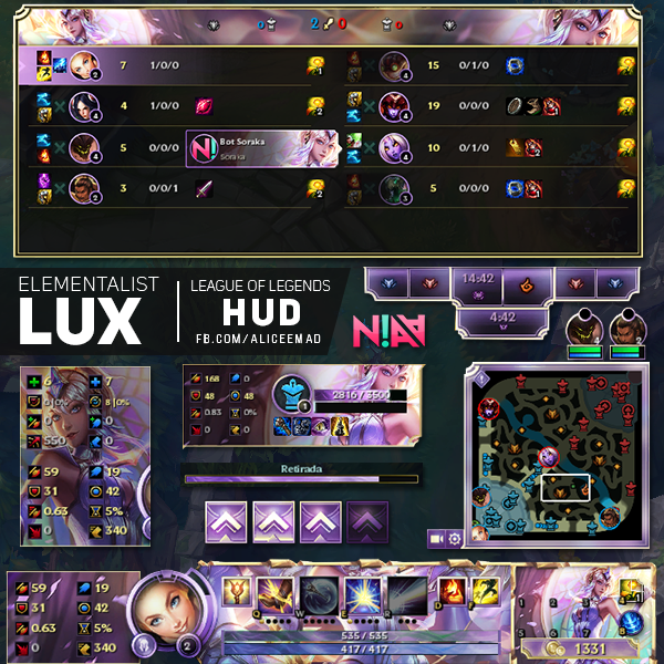Elementalist Lux Hud League Of Legends By Aliceemad On Deviantart
