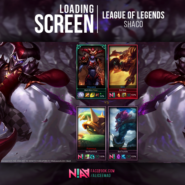 Shaco - Loading Screen by AliceeMad on DeviantArt