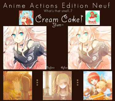 Anime Actions 9: Cream Cake