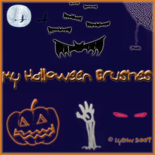 Halloween Kid Brushes