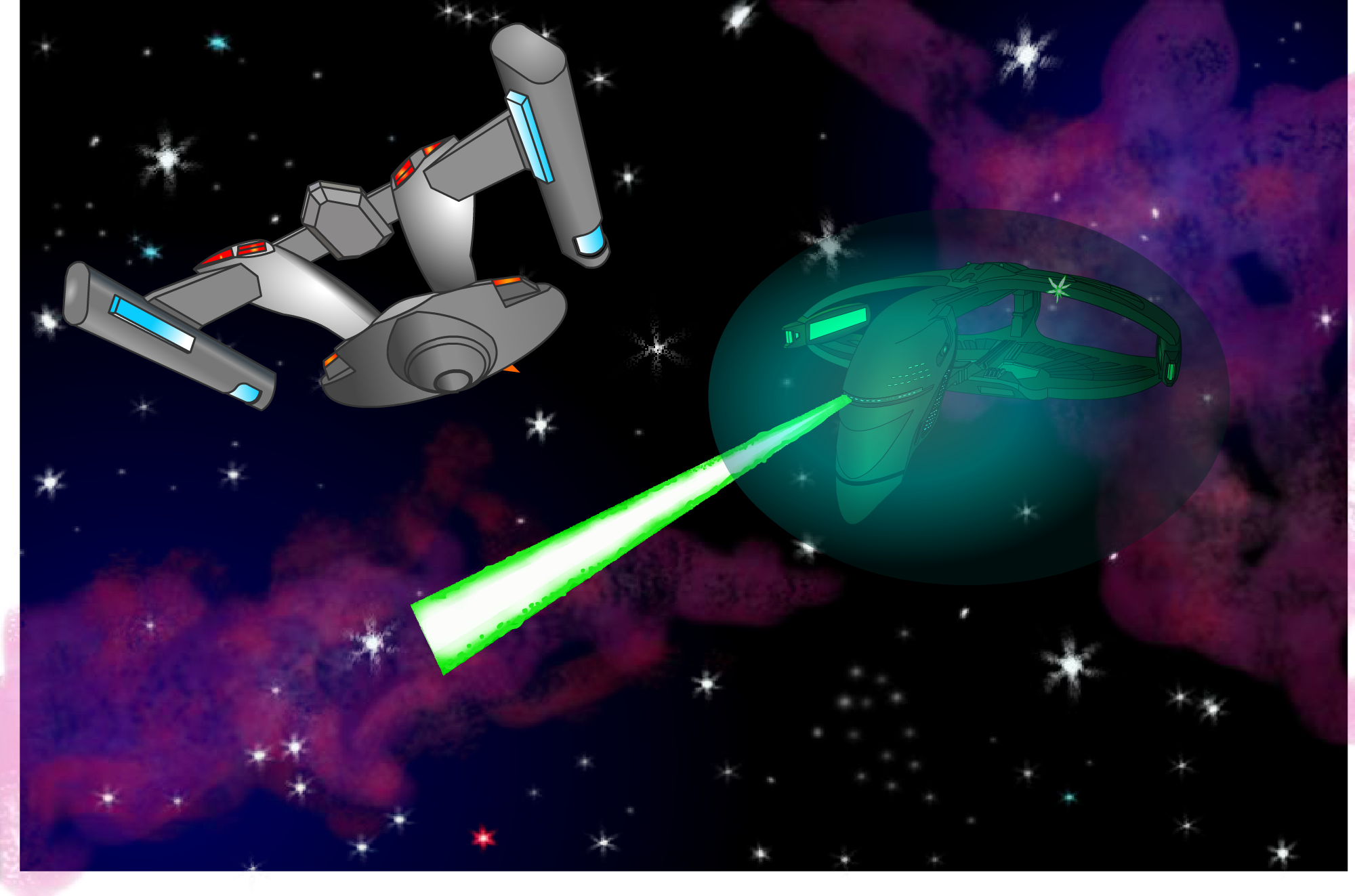 romulan vs starfleet battle