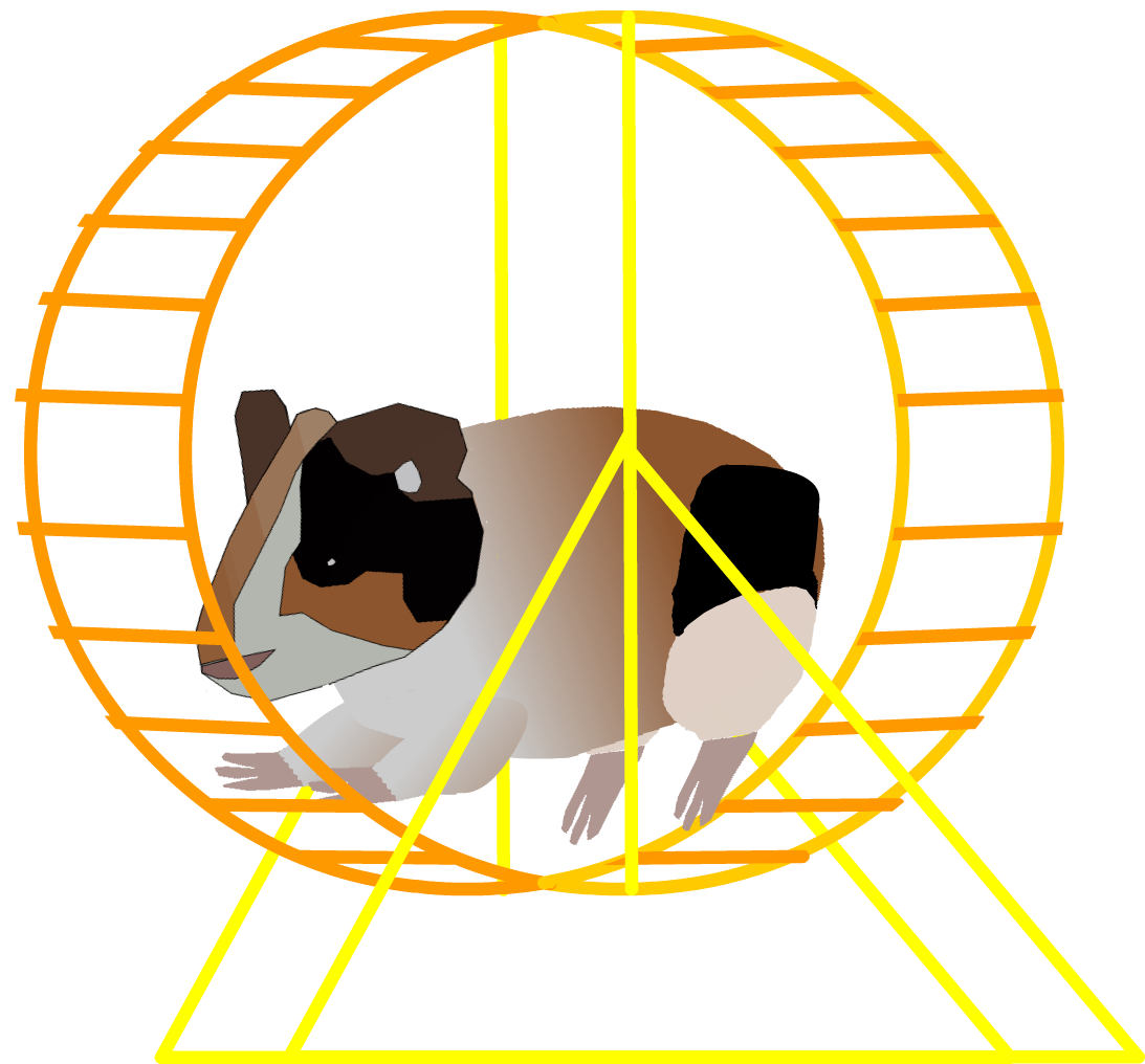 HAMSTER ON A WHEEL