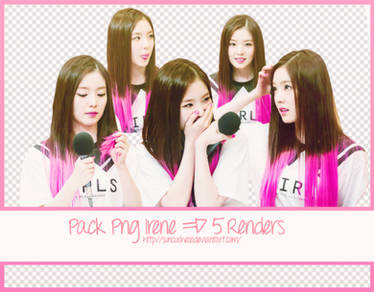 Pack Png Irene Red Velvet  #13 ~ 5 Render