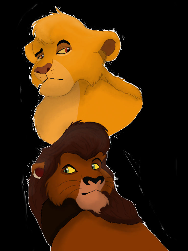 Uru and Ahadi by DrabbitDragonLord on DeviantArt