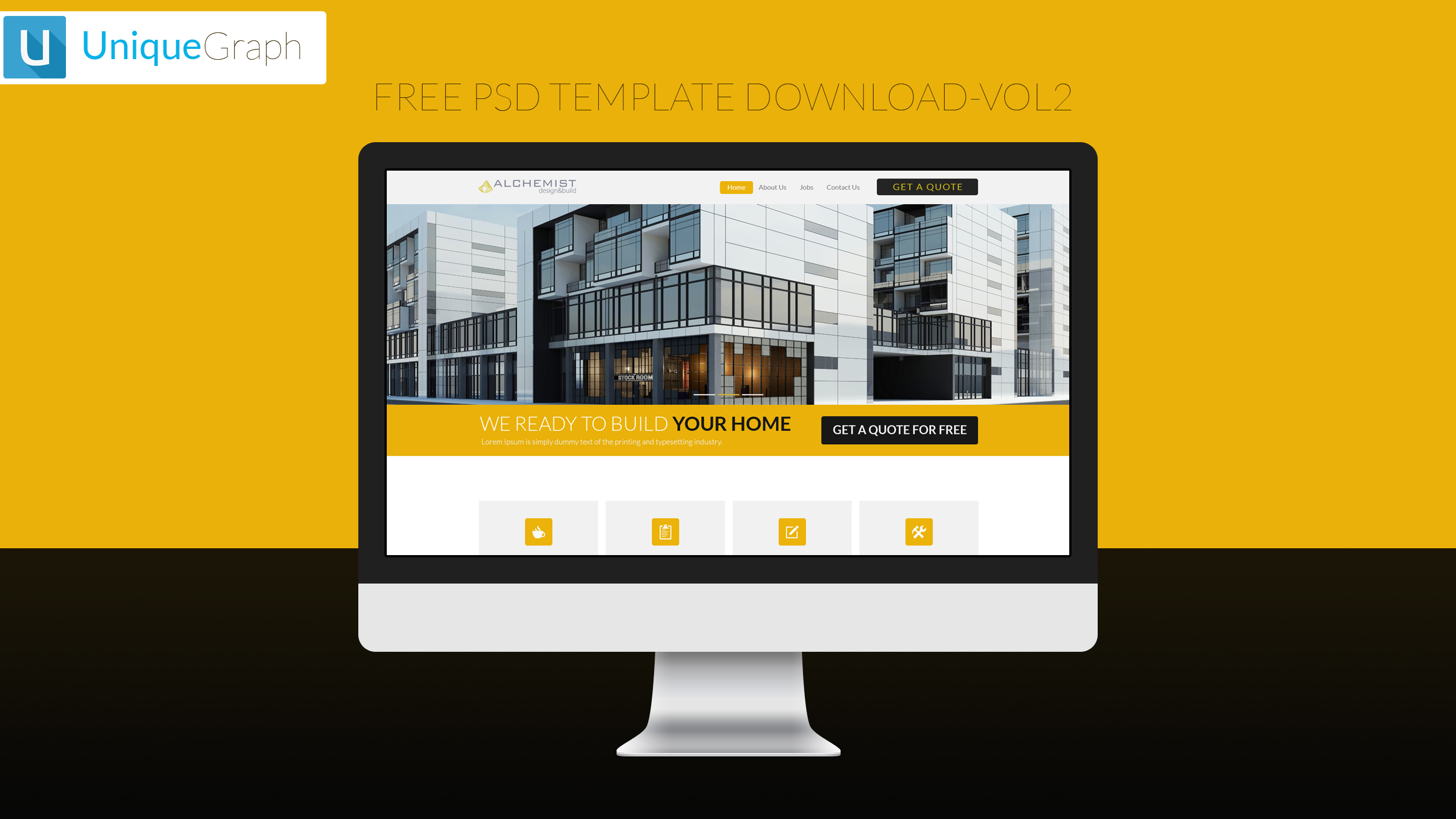 Free psd template download