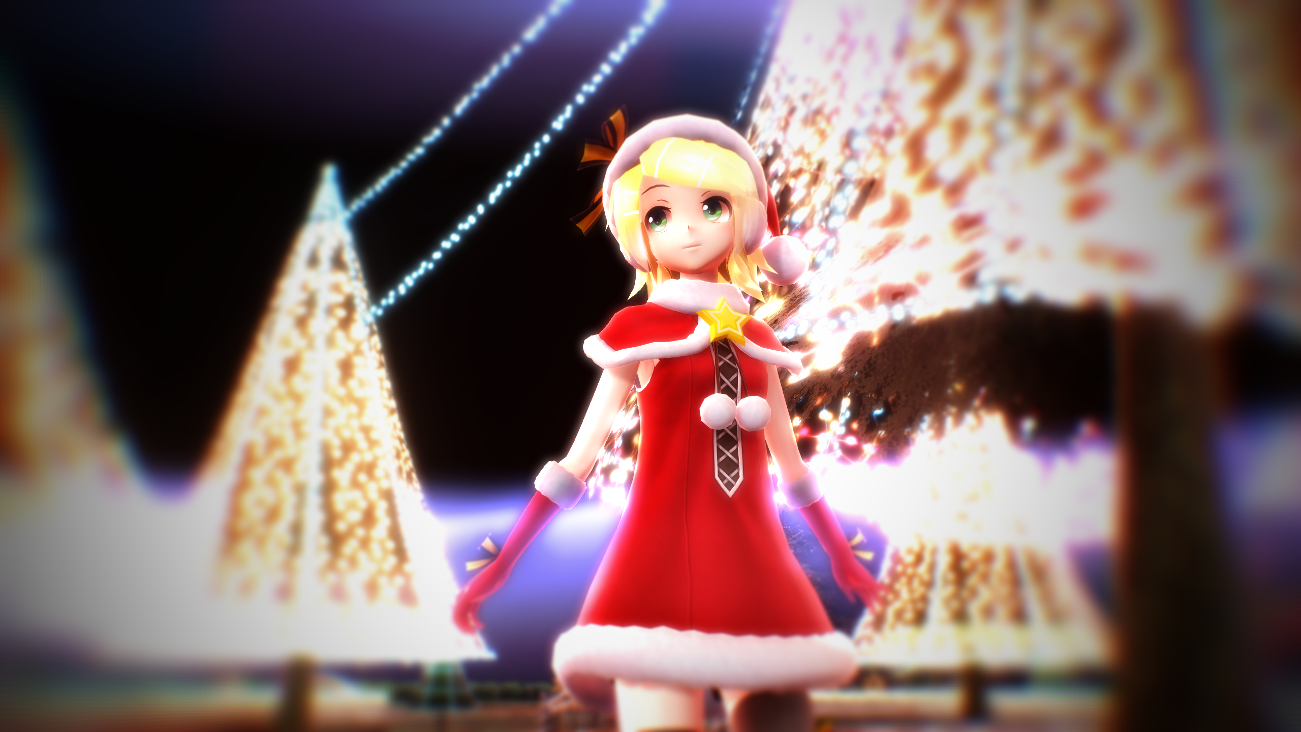 YYB Kagamine Rin xmas DL by cjpaoshen on DeviantArt