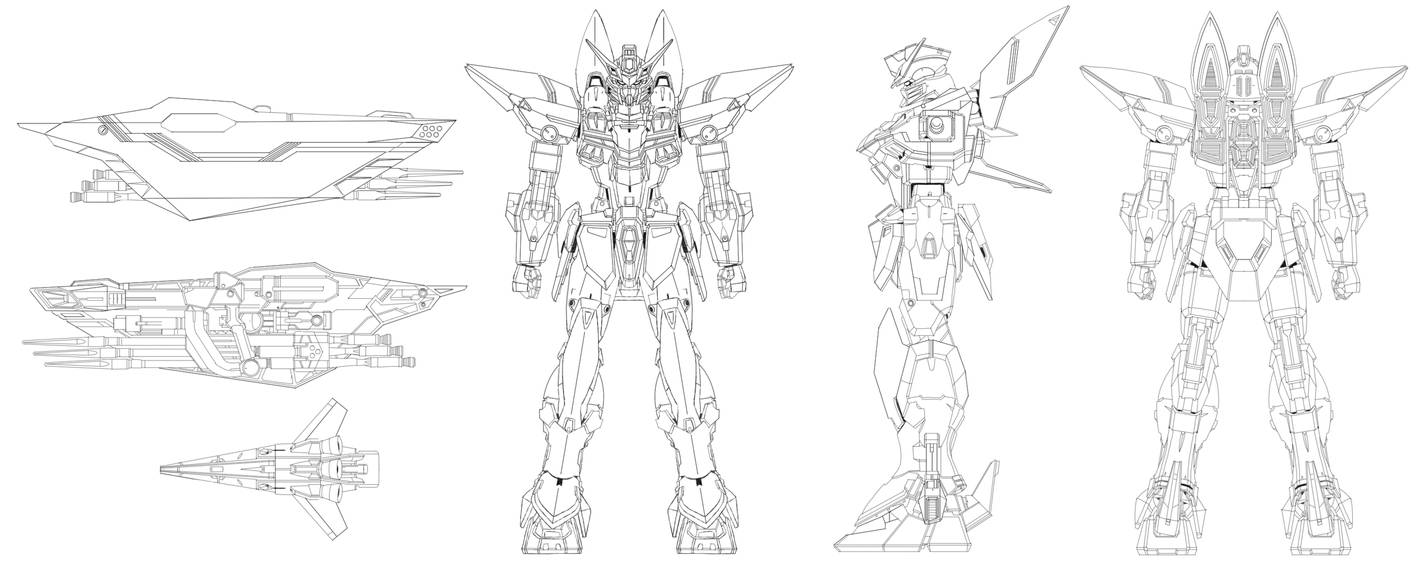 Blitz Gundam Line Art by CommanderAlpha on DeviantArt.