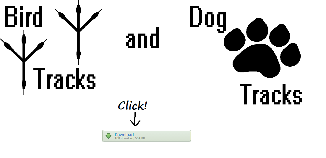 Paw Print Brushes by AskSpringtrapFNAF on DeviantArt