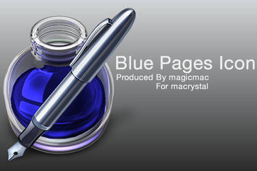 Pages Icon Blue